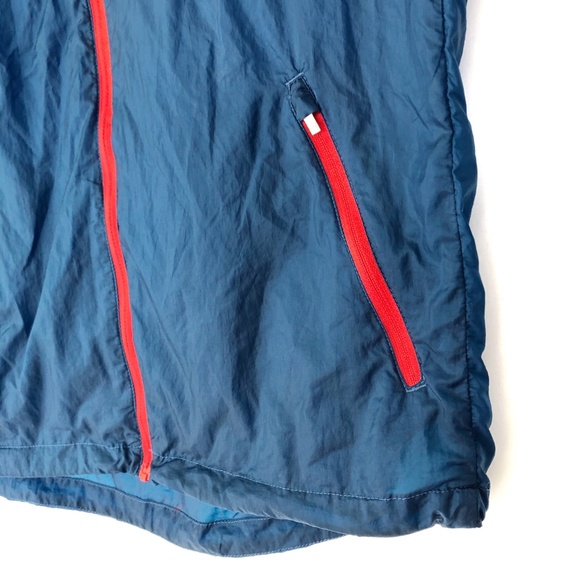 🌵Puma (L) Blue Red Running Windbreaker Jacket - Picture 3 of 8